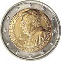 Moneda del Vaticano año 2007