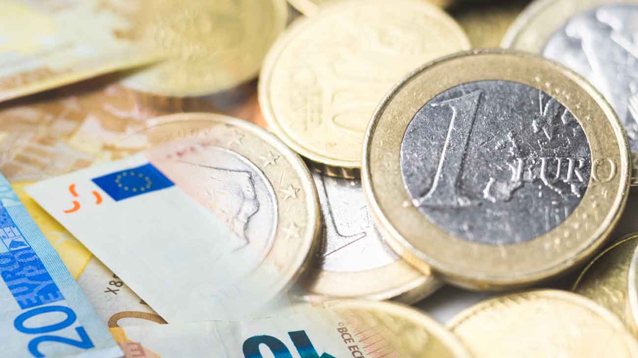 monedas de 1 euro falsas