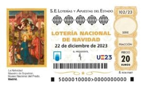 cambio décimos Lotería Navidad 2023