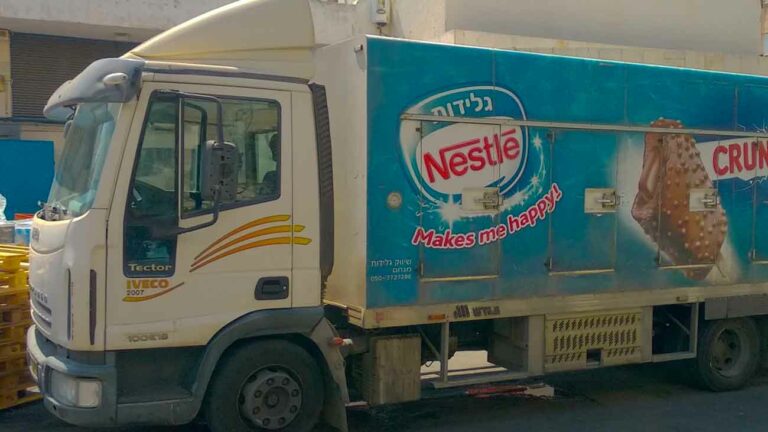trabajar como repartidor de Nestlé